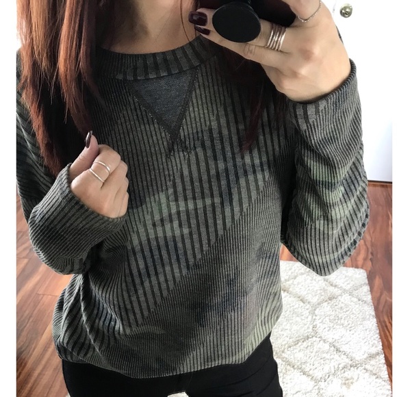 🆕 LAST 1 | EVE Ribbed Camo LS Top - Picture 4 of 7